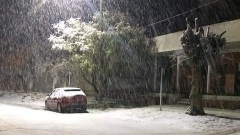 Nevó en Mar del Plata, Bahía Blanca, Lobería y Balcarce