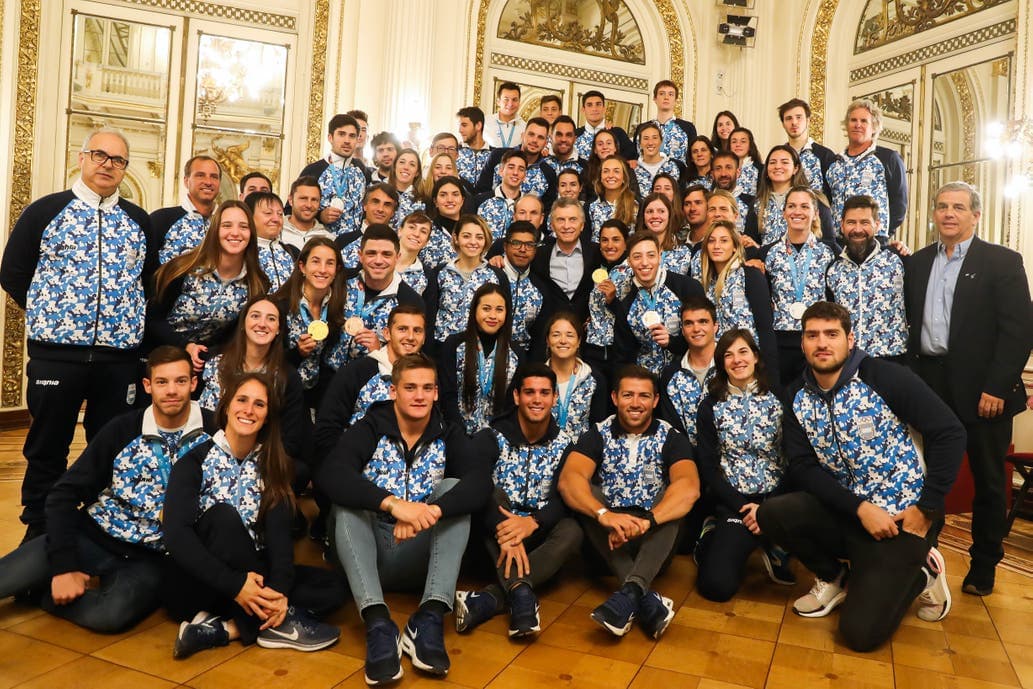 Qué les dijo Mauricio Macri a los atletas argentinos que participaron de los Juegos Panamericanos