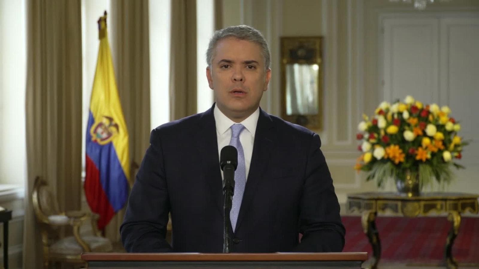 Iván Duque, tras el retorno a las armas de una facción de las FARC: «No es una nueva guerrilla, son narcoterroristas apoyados por Maduro»