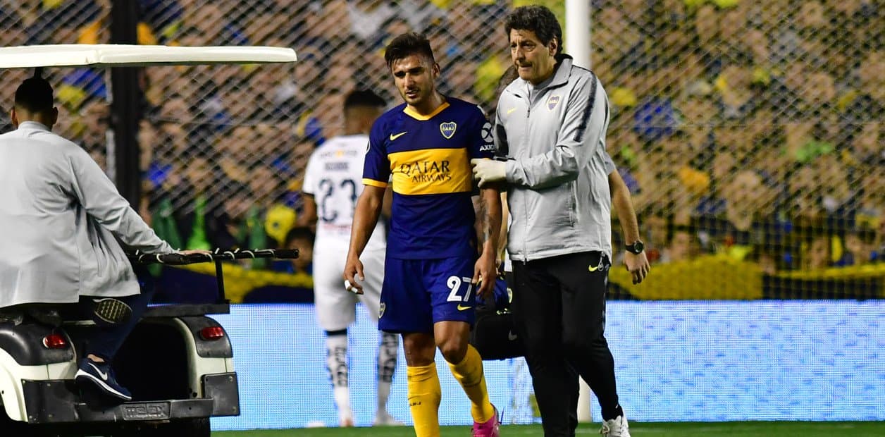 Salvio se desgarró y se pierde el partido con River