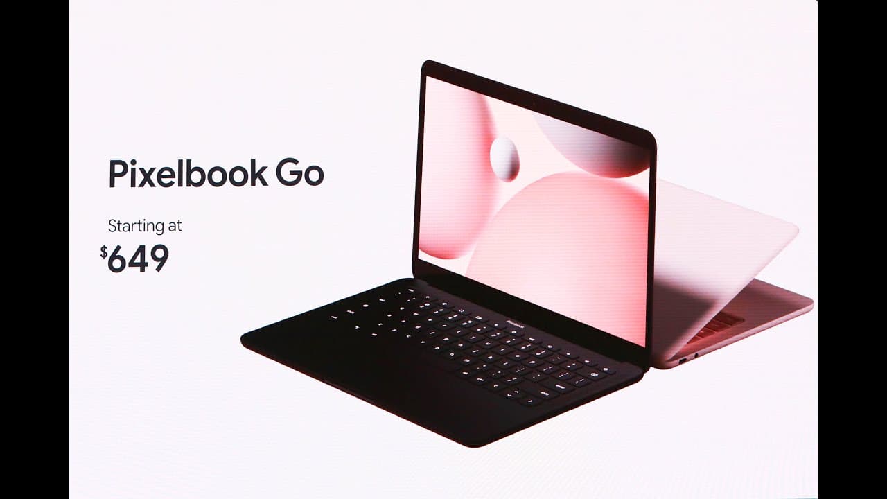 Así es Pixelbook Go, la nueva computadora portátil de Google con Chrome OS