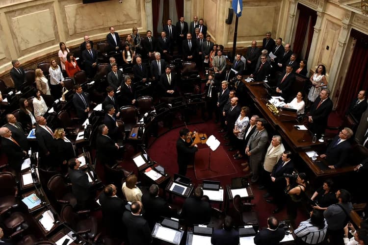 Tras una demora por un corte de luz, juraron los 24 senadores electos el 27 de octubre