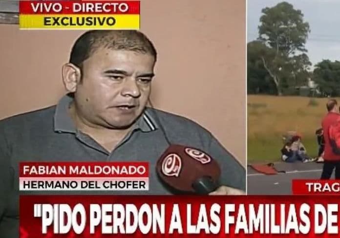 Hermano del chofer que volcó en la Ruta 2: «Queremos solidarizarnos con las familias de las víctimas»