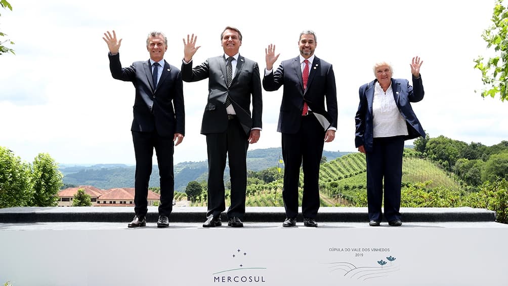El Mercosur reiteró su pedido de una «solución política pacífica» en Venezuela