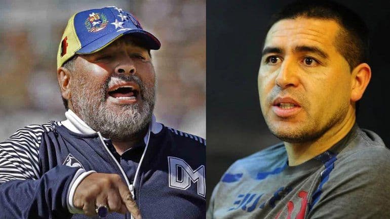 Maradona y un mensaje fulminante para Riquelme