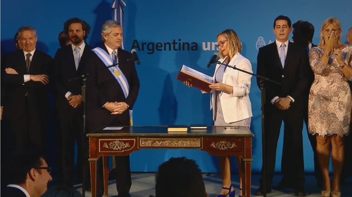 Juró el gabinete de Alberto Fernández