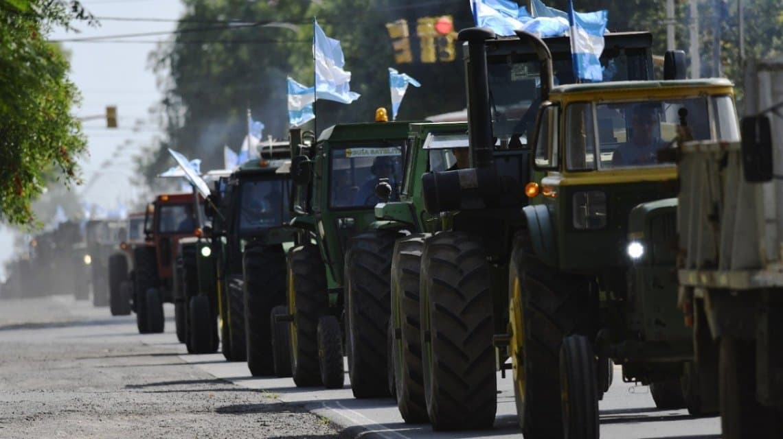 Dejaron un mensaje mafioso a un productor agropecuario que se negó a participar de un tractorazo