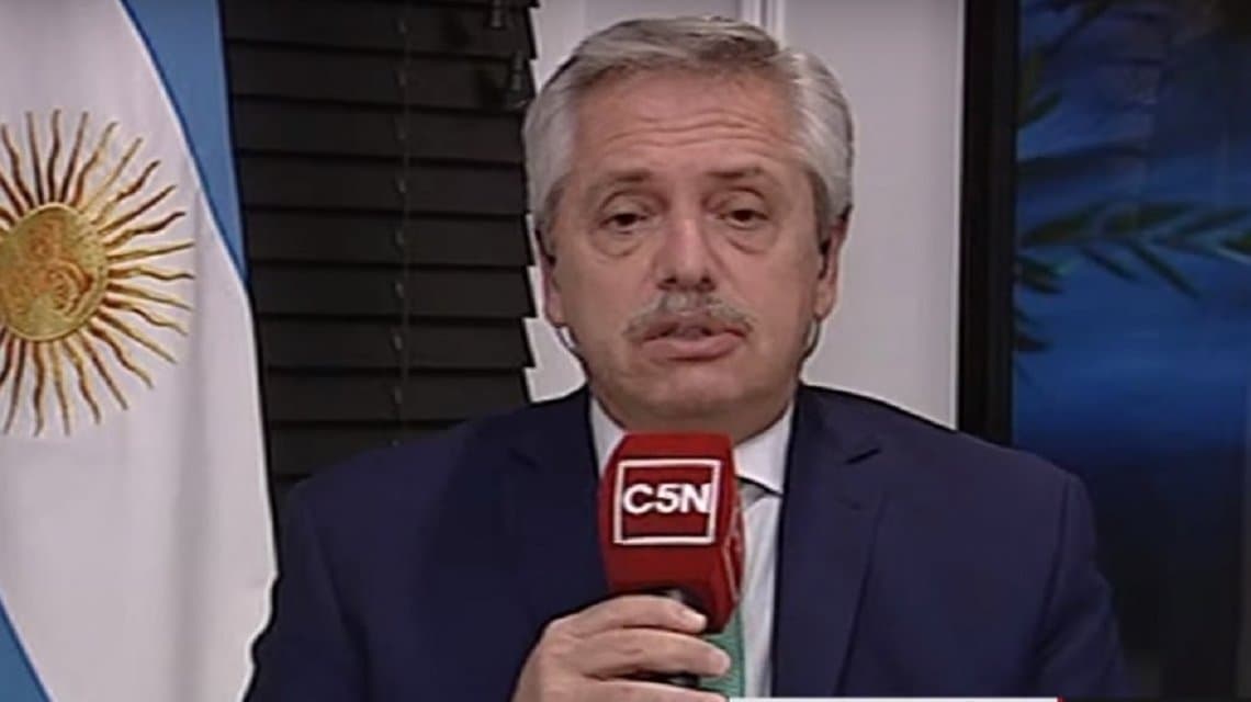 Alberto Fernández en C5N: «Macri decidió ir muy rápido hacia el precipicio y él lo sabía»