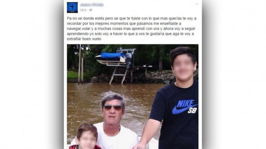 El emotivo mensaje del hijo de un piloto del avión que cayó en Uruguay: «Pa, te voy a extrañar»