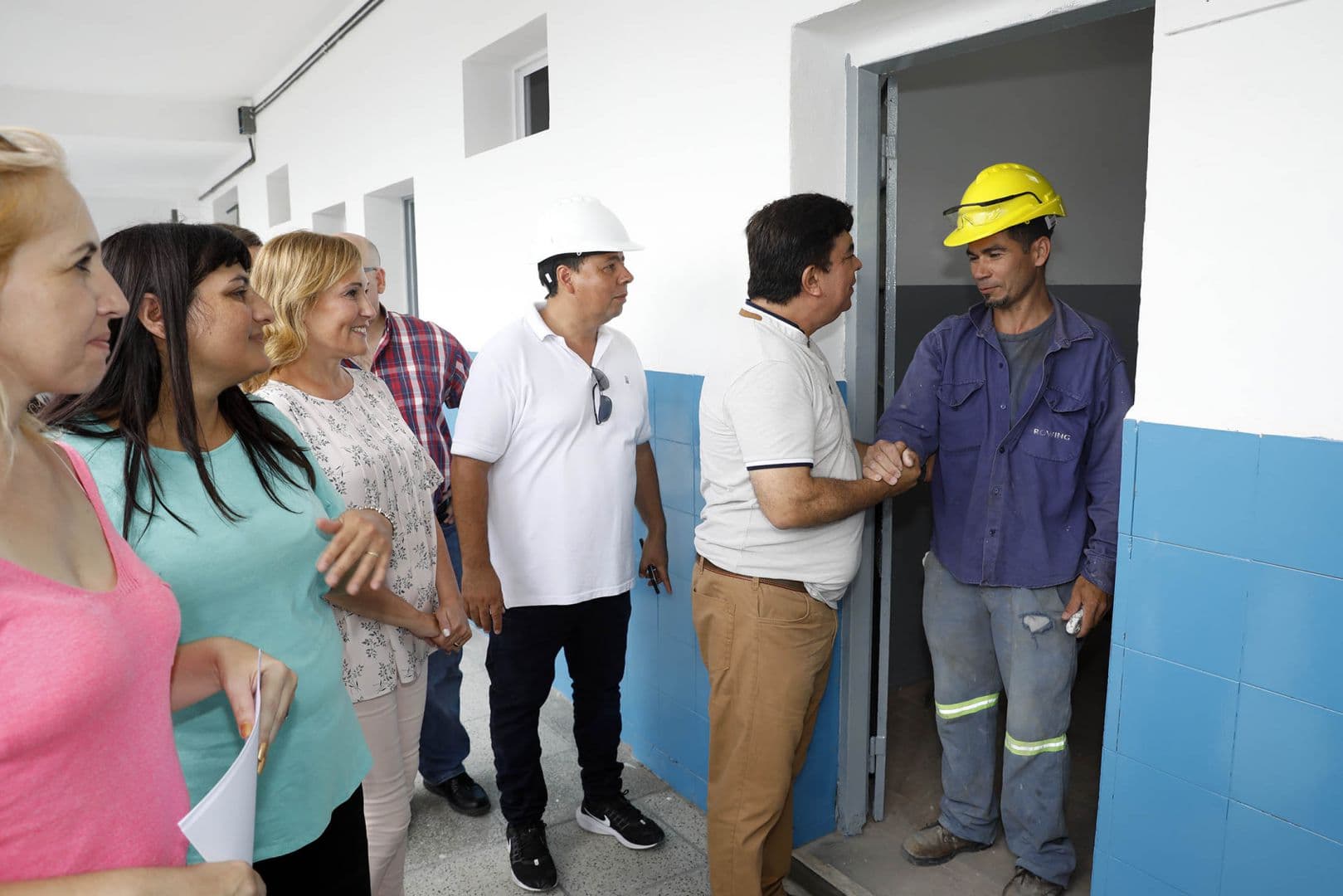 Fernando Espinoza: «Estamos reacondicionado y ampliando 217 aulas de las escuelas públicas de La Matanza»