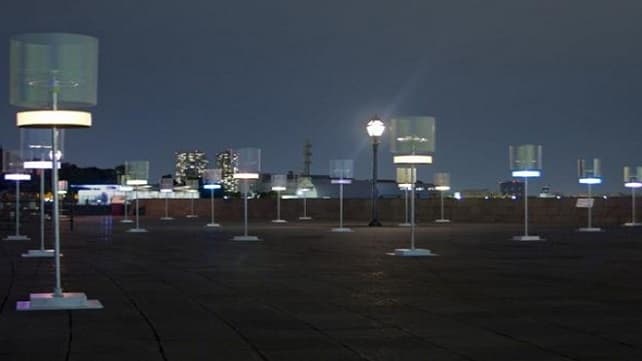 «Colors of the windway», la muestra de luces que funciona con energía eólica
