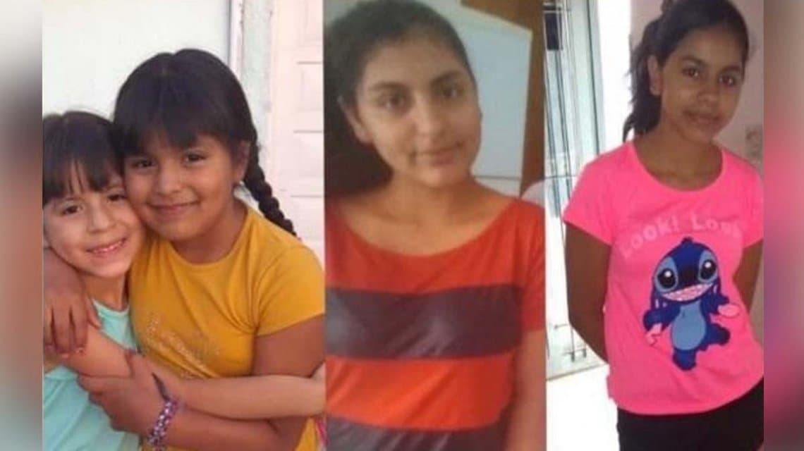Córdoba: buscan a cuatro hermanas que van de los 6 a los 14 años