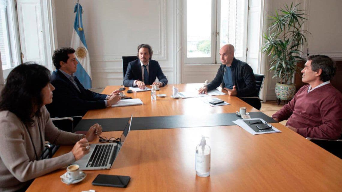 Reunión clave entre Nación y Ciudad para definir la continuidad de la cuarentena