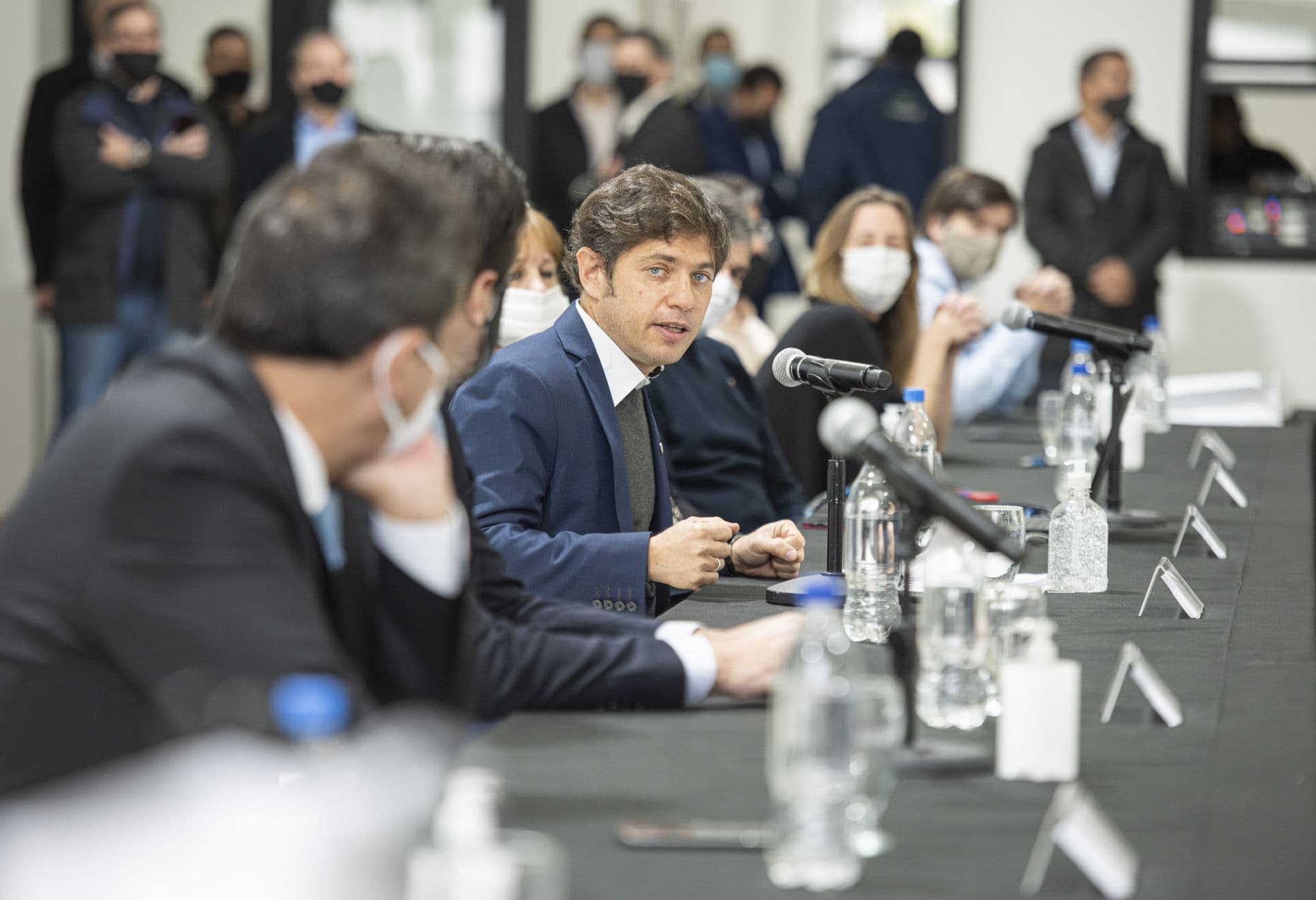 «Es el Estado presente lo que permite enfrentar la situación de la pandemia», aseguró Axel Kicillof