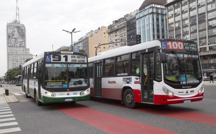 La cantidad de pasajeros en el transporte público alcanza al 24% del promedio habitual en AMBA