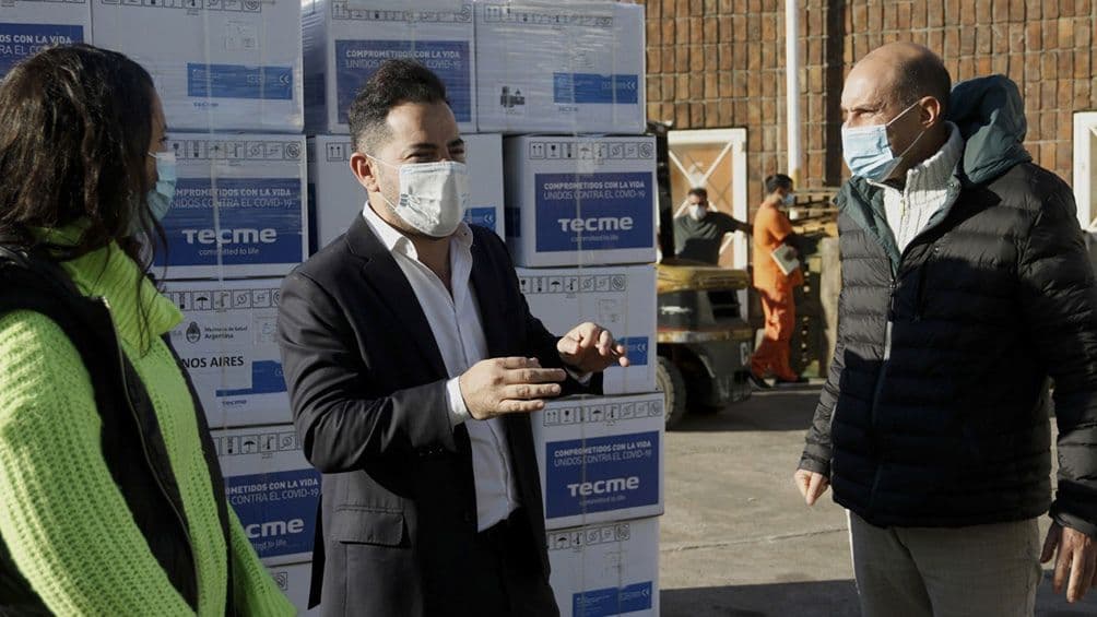 El Ministerio de Salud entregó alrededor de 150 respiradores para hospitales bonaerenses