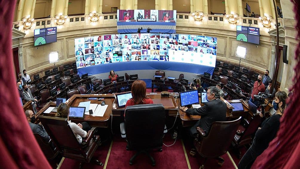 Fuerte denuncia de la oposición durante la sesión virtual del Senado