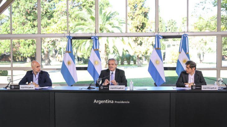 Alberto anunció que el AMBA vuelve al aislamiento estricto hasta el 17 de julio